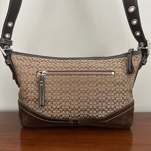 Vintage Coach Brown Soho Hamptons Convertible Shoulder/Crossbody Bag.
